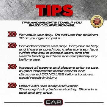 CAP Barbell 3-in-1 Foam Plyometric Box