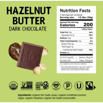 Hu Grass-Fed Milk and Dark Chocolate SAMPLER PACK | Natural Ingredients, Organic Milk, Gluten Free, Paleo, Non GMO, Fair Trade Delicious Chocolate | 8 Pack | 2.1oz Each