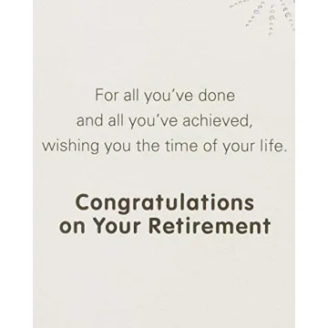 American Greetings Retirement Card - Time of Your Life