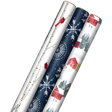 Stunning Hallmark Christmas Wrapping Paper Set – 120 Sq. Ft.