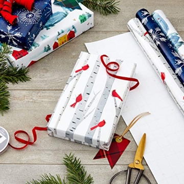 Stunning Hallmark Christmas Wrapping Paper Set – 120 Sq. Ft.