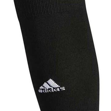 adidas Rivalry Field Multi Sport Over The Calf (OTC) Socks for Boys, Girls, Men and Women (2-Pair), Black/White, X-Small