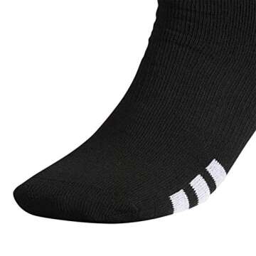 adidas Rivalry Field Multi Sport Over The Calf (OTC) Socks for Boys, Girls, Men and Women (2-Pair), Black/White, X-Small