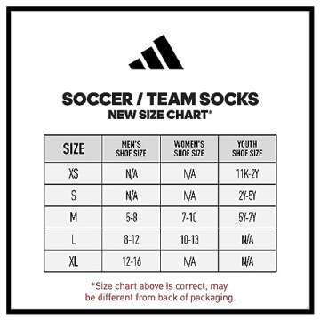 adidas Rivalry Field Multi Sport Over The Calf (OTC) Socks for Boys, Girls, Men and Women (2-Pair), Black/White, X-Small