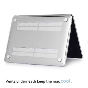 iDonzon Case for MacBook Pro 13 inch (A1502/A1425, 2012-2015 Release), 3D Effect Matte Clear See Through Hard Cover & Keyboard Cover Compatible Pro 13.3 with Retina Display(NO CD-ROM), Floral Pattern