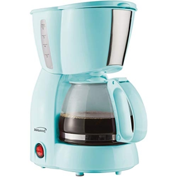 Brentwood TS-213BL Stylish 4 Cup Coffee Maker in Turquoise