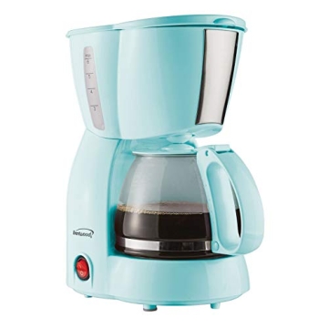 Brentwood TS-213BL Stylish 4 Cup Coffee Maker in Turquoise