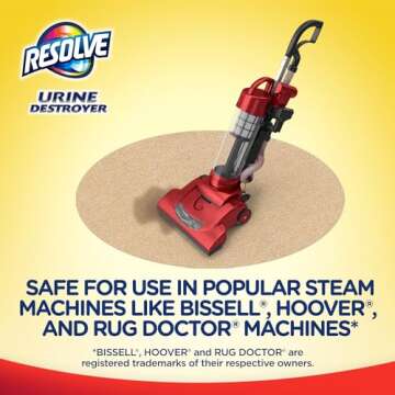 Resolve Carpet Concentrate for Steam Urine Destroyer, Carpet Cleaner Solution, Carpet Cleaner, Pet Stain and Odor Remover, 60 Fl Oz