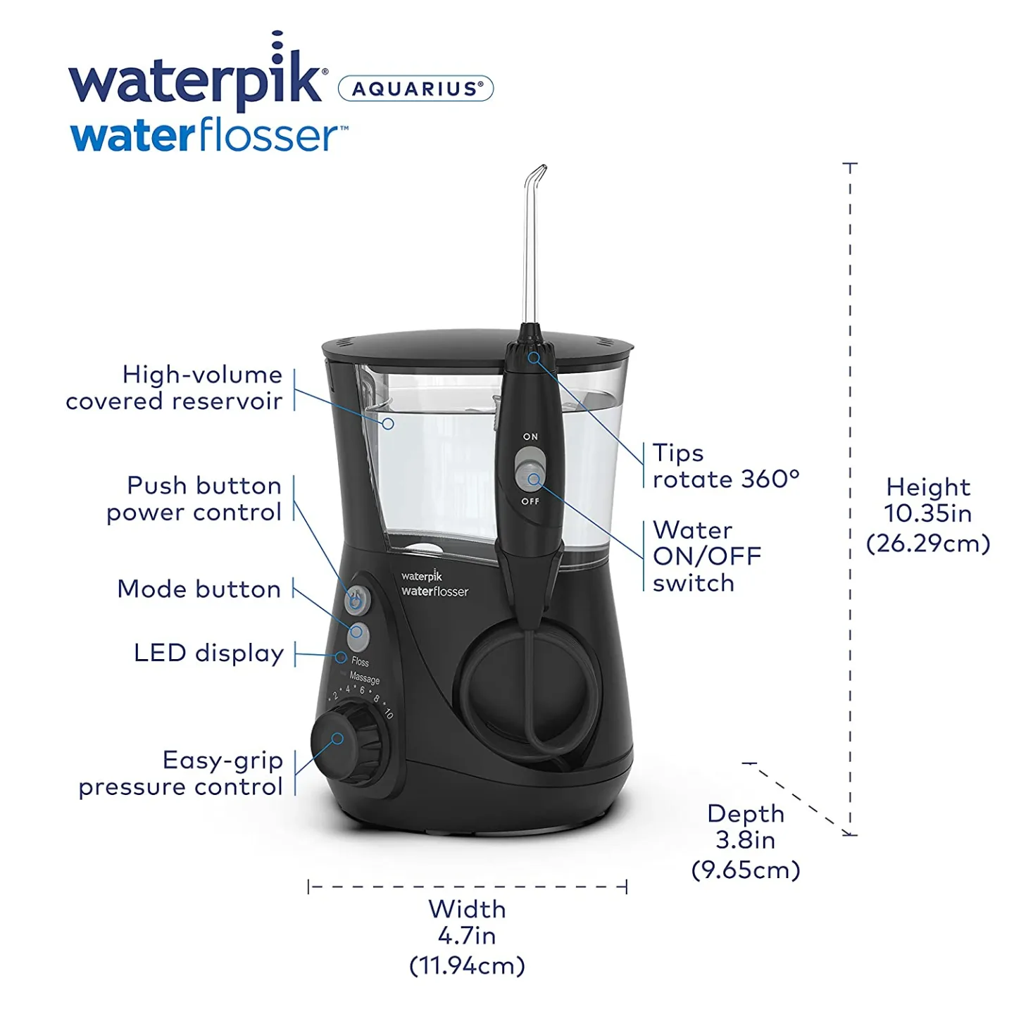 Waterpik Aquarius Water Flosser for Healthy Teeth & Gums