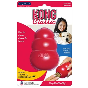 KONG Classic Dog Toy - Durable, Stuffable & Engaging