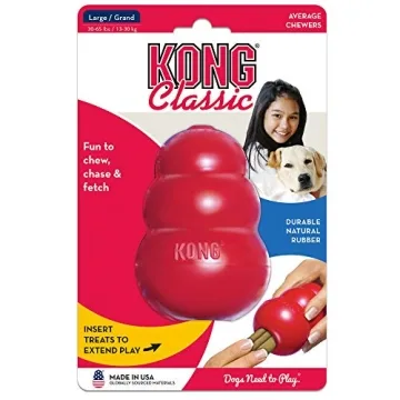 KONG Classic Dog Toy - Durable, Stuffable & Engaging