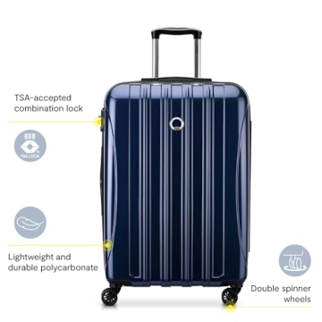Stylish DELSEY PARIS Helium Aero Luggage Set for Travelers