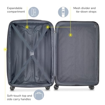 Stylish DELSEY PARIS Helium Aero Luggage Set for Travelers