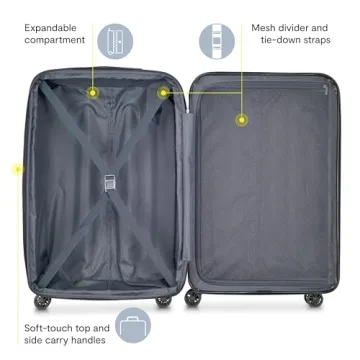 Stylish DELSEY PARIS Helium Aero Luggage Set for Travelers