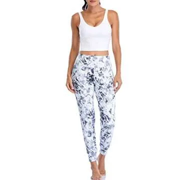 Oalka Sports Bra Womens Longline Padded Crop Tank Yoga Bras Workout Fitness Top Heart Pure White S