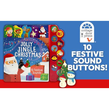 Interactive Jolly Jingle Christmas Sound Book for Kids