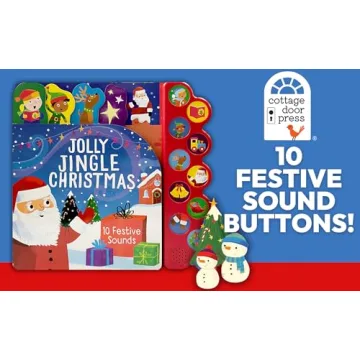 Interactive Jolly Jingle Christmas Sound Book for Kids