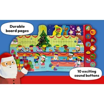 Interactive Jolly Jingle Christmas Sound Book for Kids