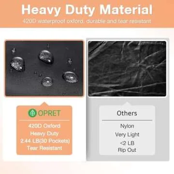 Opret 30 Pockets Storage Pocket Chart with 30 Nametag Pockets, Hanging Wall File Organizer for File Folders with 5 Hangers for Classroom, Office, School Mailbox Organizer and Home (Black)