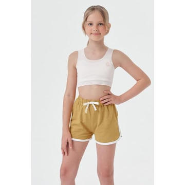 Girls Athletic Cotton Shorts – 3 Pack Summer Essentials
