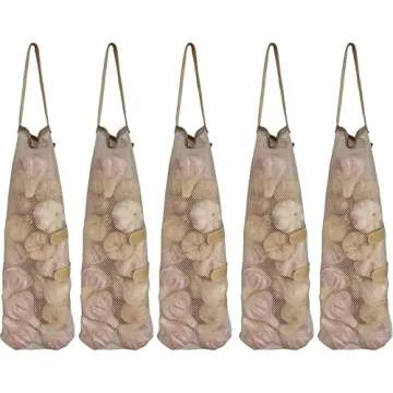 Ahyuan Hanging Mesh Storage Bags for Vegetables and Produce