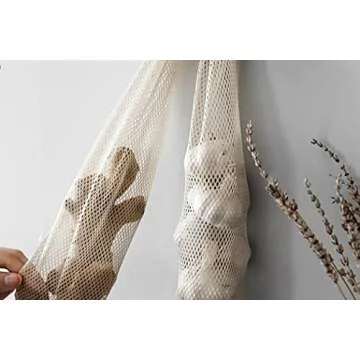 Ahyuan Hanging Mesh Storage Bags for Vegetables and Produce
