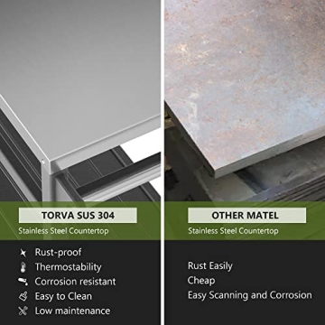 Durable TORVA Outdoor Prep Grill Cart for BBQ Enthusiasts