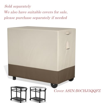 Durable TORVA Outdoor Prep Grill Cart for BBQ Enthusiasts