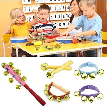 Augshy 50 Jingle Bells for Christmas Crafts and Decorations