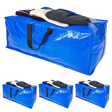 Heavy Duty Organizer Storage Bags - XL Moving Totes Packs