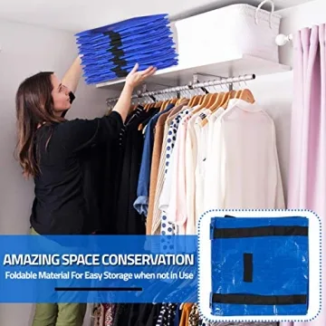 Heavy Duty Organizer Storage Bags - XL Moving Totes Packs