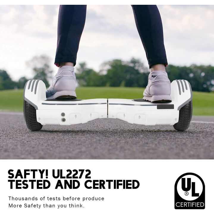 SISIGAD Kids Hoverboard with Bluetooth & Lights