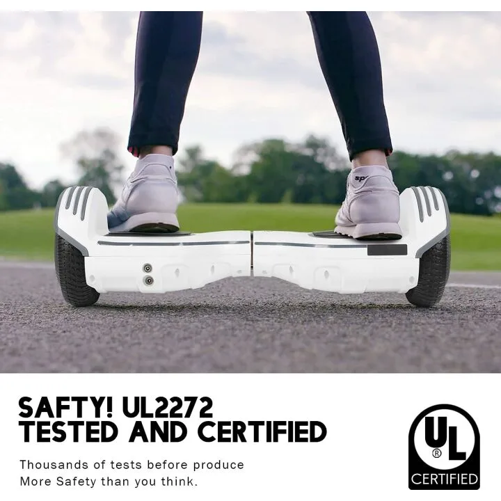 SISIGAD Kids Hoverboard with Bluetooth & Lights