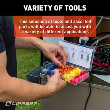 Lippert 15-Piece Tool Kit for RV Maintenance and Repairs