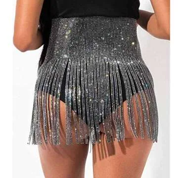 Fstrend Body Chains Tassel Skirts