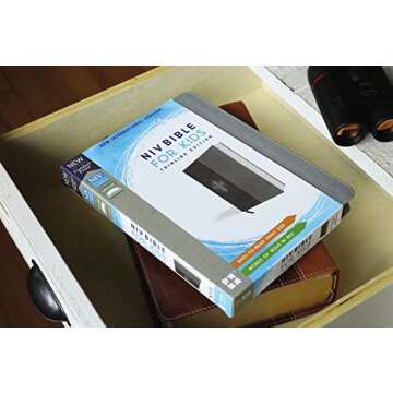 NIV Kids Bible Leathersoft Gray Edition with Comfort Print