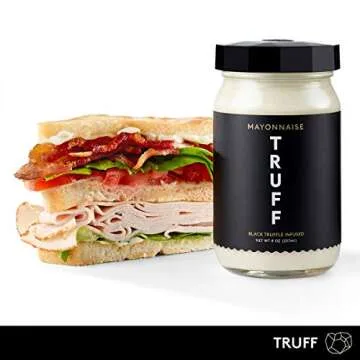 Gourmet TRUFF Mayo with Black Truffles for Savory Meals