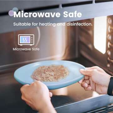 Pawaii Elevated Cat Bowl Set for Whisker Fatigue Relief