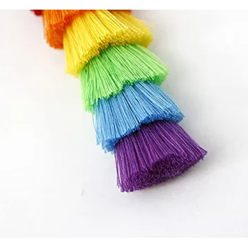 Rainbow Earrings for Women Pride Earrings Colorful Long Tassel Dangle Earrings Boho Rainbow Party Jewelry for Women