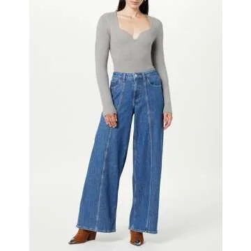 Preston Ribbed Sweetheart Sweater for Plus Size Women