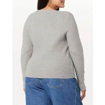 Preston Ribbed Sweetheart Sweater for Plus Size Women