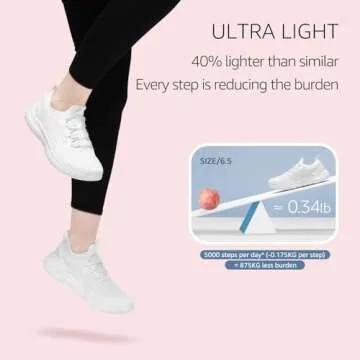 STQ Women's Slip On Walking Shoes with Arch Support