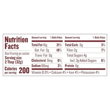 Justin's Cinnamon Almond Butter, Creamy & Gluten-Free 16 Ounce