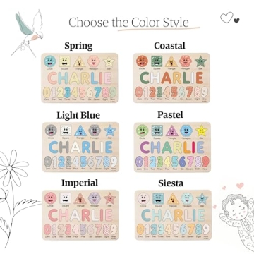 Unique Personalized Name Puzzle for Kids and Babies