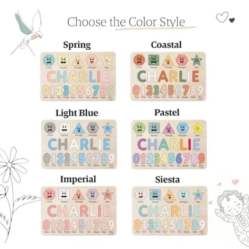 Unique Personalized Name Puzzle for Kids and Babies