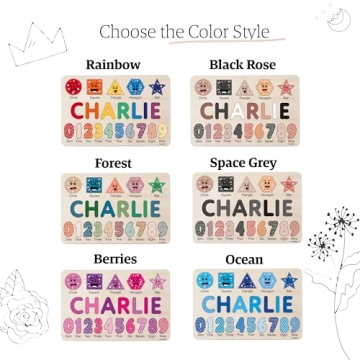 Unique Personalized Name Puzzle for Kids and Babies