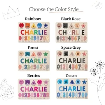 Unique Personalized Name Puzzle for Kids and Babies