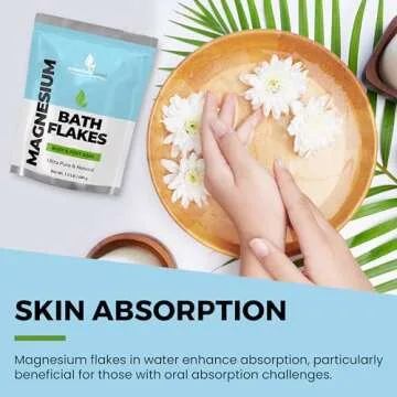 Magnesium Flakes for Relaxing Bath Soaks and Sleep