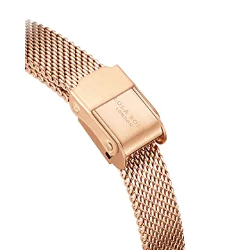 Lola Rose Diamond-Pattern Mother-of-Pearl Women's Watch