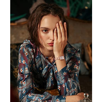 Lola Rose Diamond-Pattern Mother-of-Pearl Women's Watch